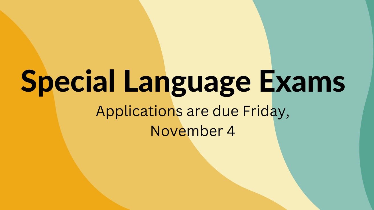 Special Language Exams